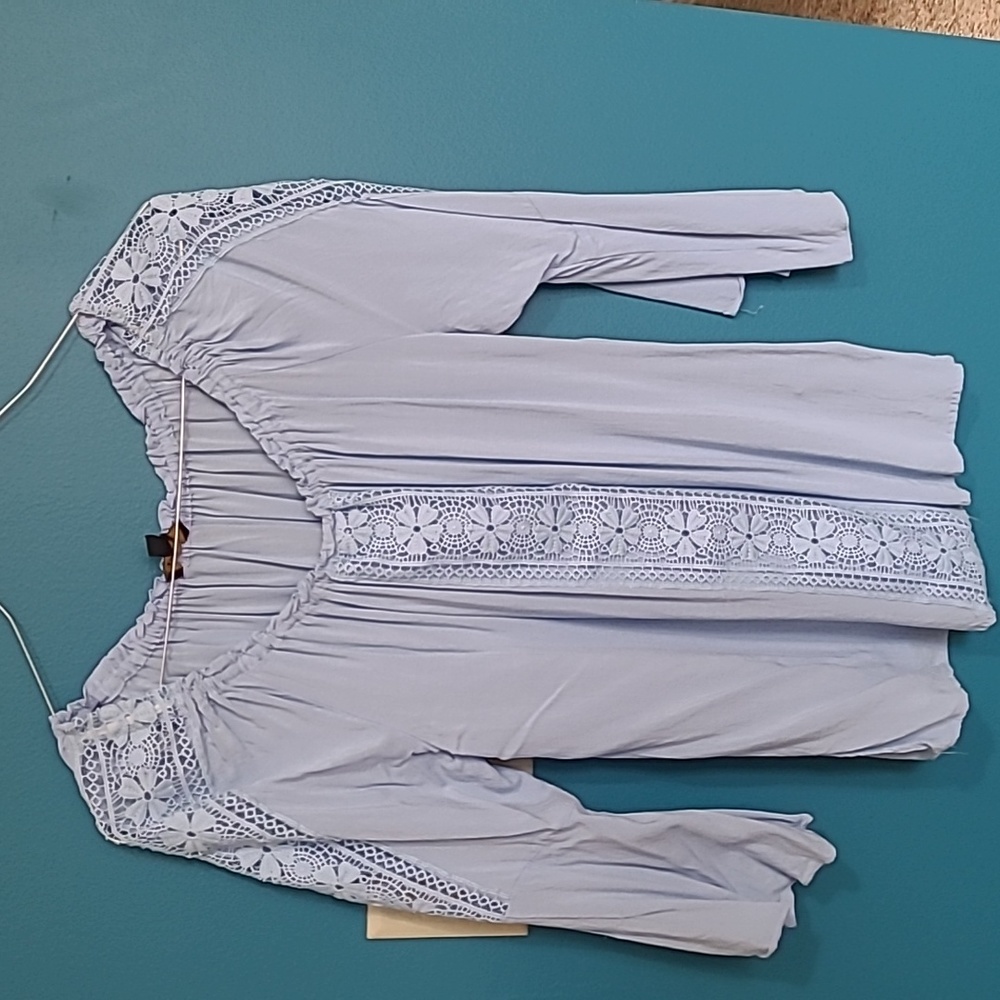 Petite large 100% rayon blouse